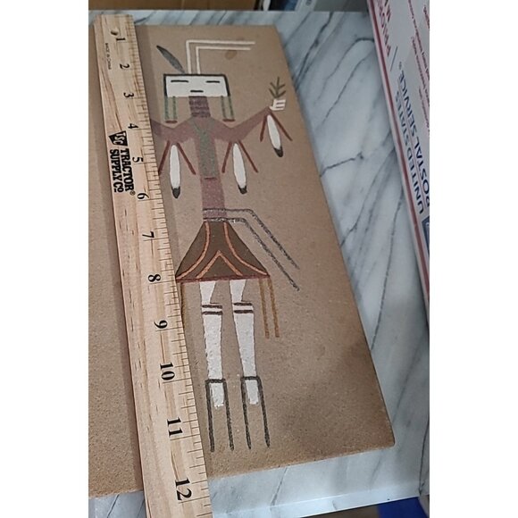 Native American Navajo Sand Painting Yei Bei Chai Ceremonial Healing S Dailey - Picture 9 of 11